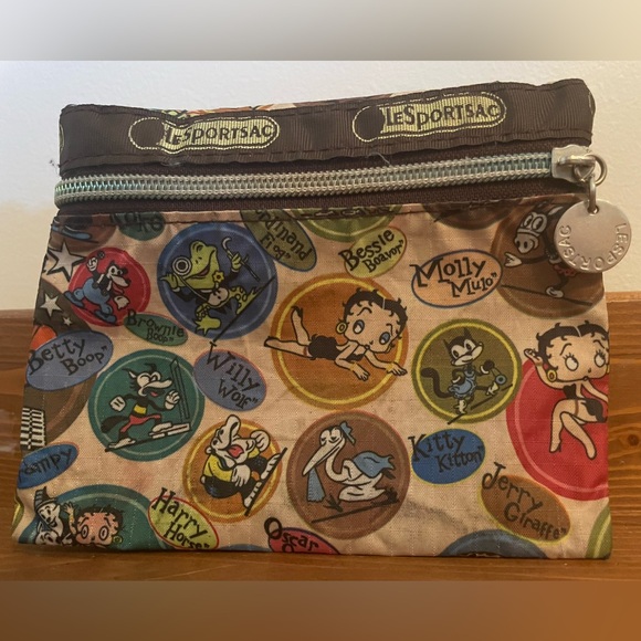Lesportsac X Tokidoki Mini Bag Pouch  LeSportSac Betty Boop VINTAGE Collectible - Picture 2 of 6